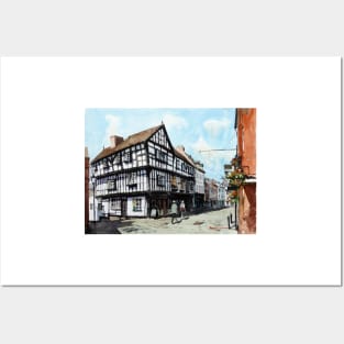 Butcher Row, Shrewsbury Posters and Art